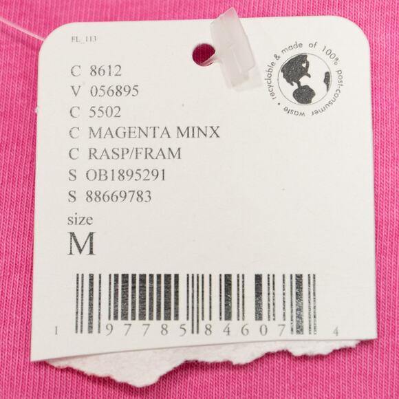 Free People FP Movement Magenta Minx Crop Top Size Medium - Picture 6 of 8